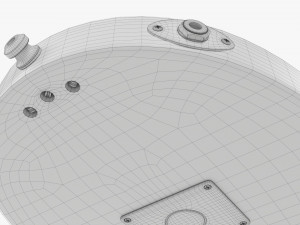 Acoustic 4-String Instrument 01 Modelo 3D