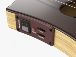 Acoustic 4-String Instrument 02 Modèle 3D