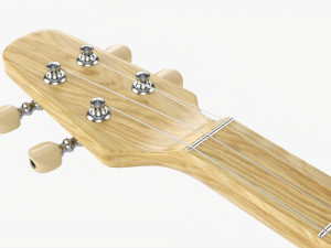Acoustic 4-String Instrument 02 Modèle 3D