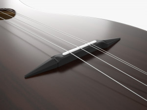 Acoustic 4-String Instrument 02 Modèle 3D