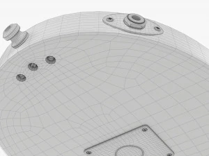 Acoustic 4-String Instrument 02 3D Model