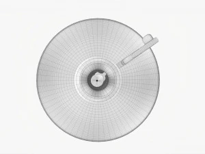 Candeliere Antico Con Maniglia Modello 3D