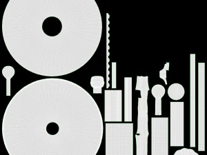 Candeliere Antico Con Maniglia Modello 3D