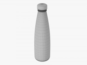 Barbecue Sauce In Glass Bottle 11 3D Model