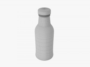 Barbecue Sauce In Glass Bottle 13 3D मॉडल
