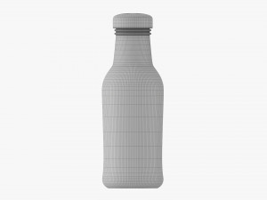 Barbecue Sauce In Glass Bottle 13 3D मॉडल