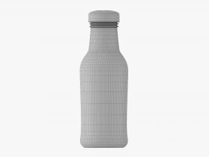Barbecue Sauce In Glass Bottle 13 3D Model