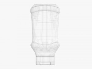 Barbecue Sauce In Plastic Bottle 01 3D-Modell