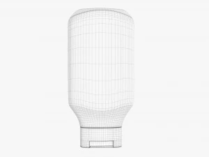 Barbecue Sauce In Plastic Bottle 02 3D Model