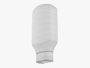 Barbecue Sauce In Plastic Bottle 02 3D Model
