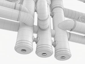 Brass Bell Trumpet 3D Model