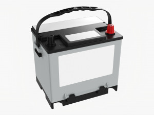 Car Battery 01 3D 模型