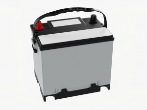 Car Battery 01 3D Model