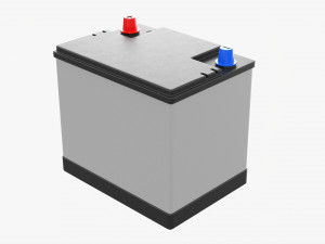 Car Battery 02 Model 3D