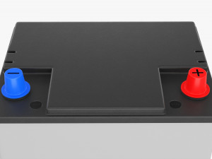 Car Battery 02 Model 3D