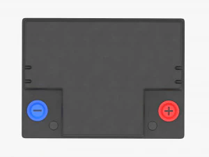 Car Battery 02 3D Model