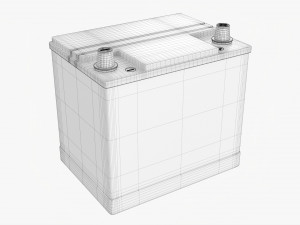 Car Battery 02 Model 3D