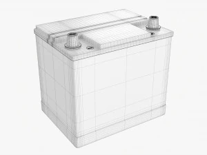 Car Battery 02 3D Model