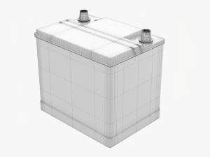 Car Battery 02 3D Model