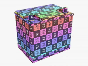 Car Battery 02 3D Model