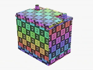 Car Battery 02 3D Model