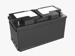 Car Battery 03 3D-Modell