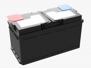Car Battery 03 3D-Modell