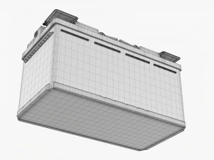 Bateria de carro 03 Modelo 3D