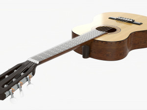 Classic Acoustic Guitar 01 3D Модель