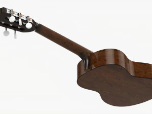 Classic Acoustic Guitar 01 3D Model