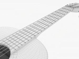 Classic Acoustic Guitar 01 3D Модель