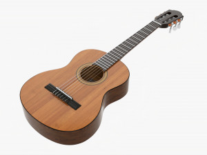 Classic Acoustic Guitar 02 3D Model