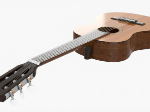 Classic Acoustic Guitar 02 3D Model