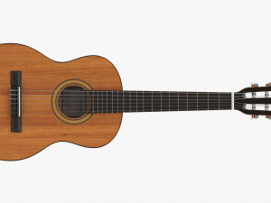 Classic Acoustic Guitar 02 3D Model