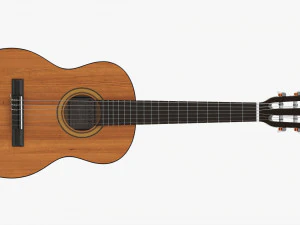 Classic Acoustic Guitar 02 3D Model