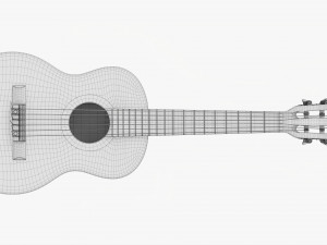 Classic Acoustic Guitar 02 3D Model