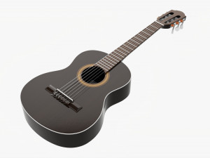 Classic Acoustic Guitar 03 3D Model