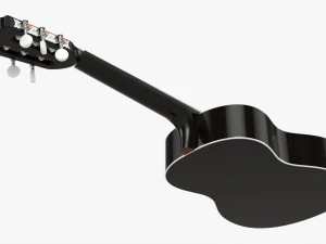 Classic Acoustic Guitar 03 3D Model
