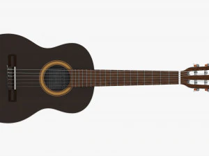 Classic Acoustic Guitar 03 3D Model