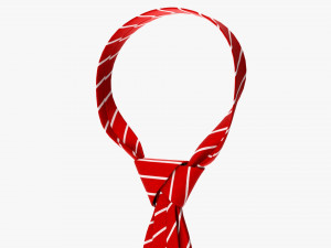Classic Necktie 01 Red 3D Модель