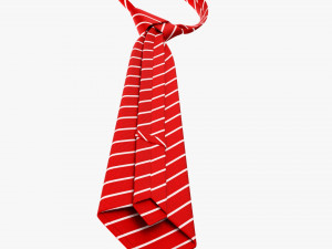 Classic Necktie 01 Red 3D Модель