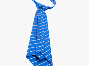 Classic Necktie 02 Blue 3D Model