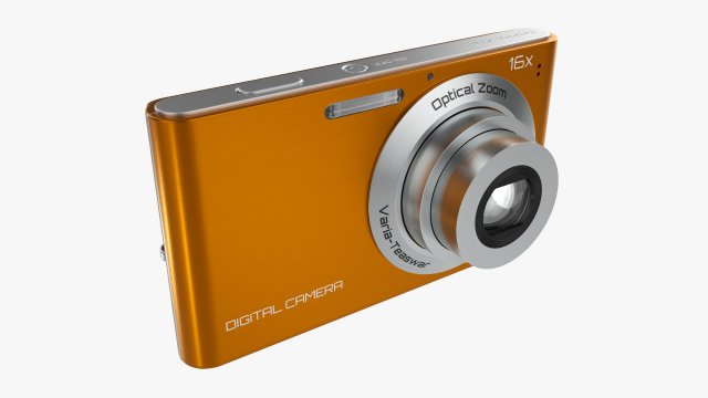 Compact Digital Camera 01 3D Модель .c4d .max .obj .3ds .fbx .stl .blend 