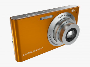 Compact Digital Camera 01 3D Model