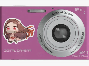 Compact Digital Camera 02 3D Model