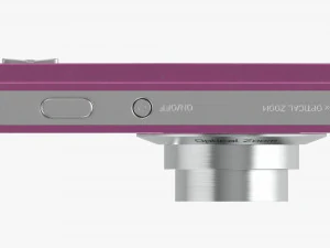 Compact Digital Camera 02 3D Model