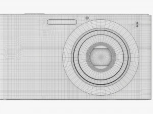 Compact Digital Camera 02 3D Model