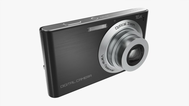 Compact Digital Camera 03 3D-Modell .c4d .max .obj .3ds .fbx .stl .blend 