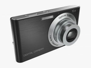 Compact Digital Camera 03 3D Model