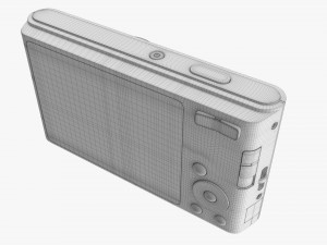 Compact Digital Camera 03 3D-Modell